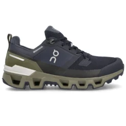 Wandelschoen On Running Men Cloudwander Waterproof Midnight Olive