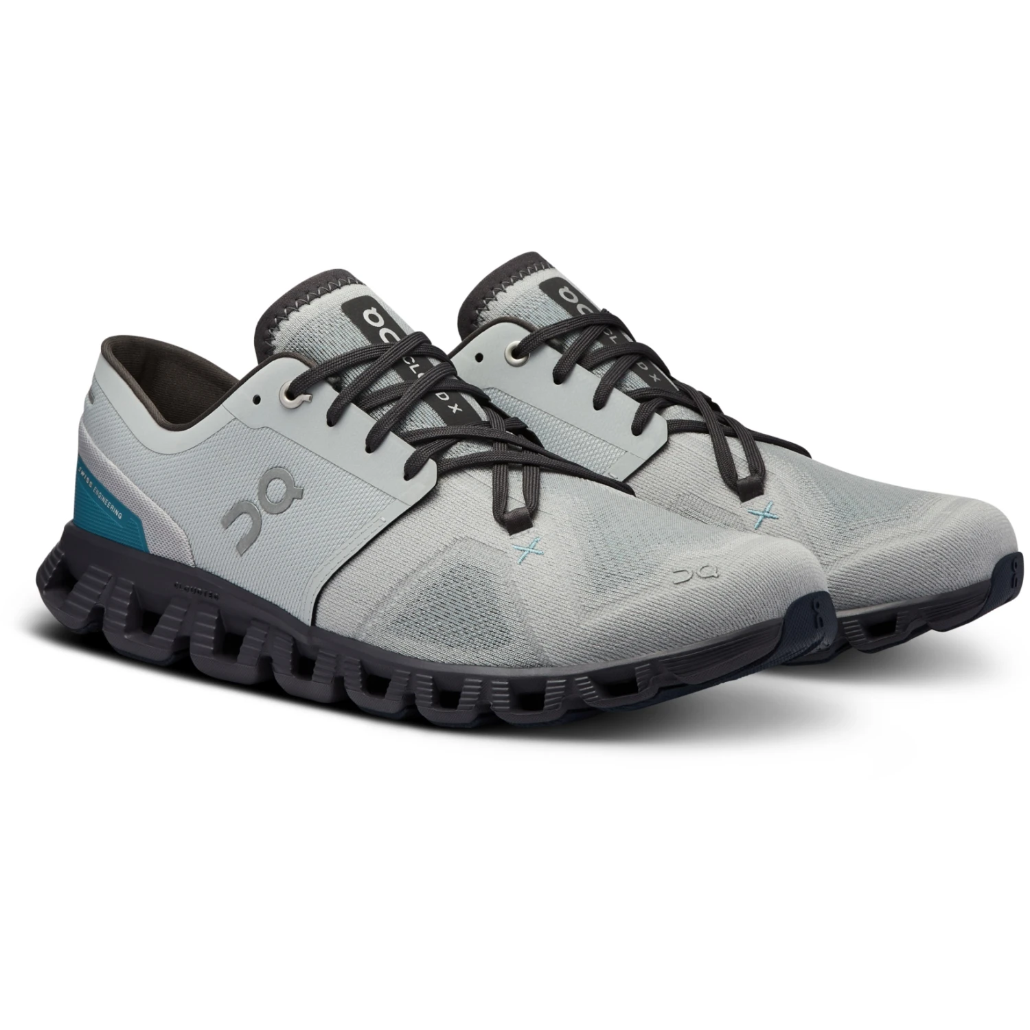 On Running On Cloud X 3 Hardloopschoenen - Glacier & Iron 3 On Running On Cloud X 3 Hardloopschoenen - Glacier & Iron