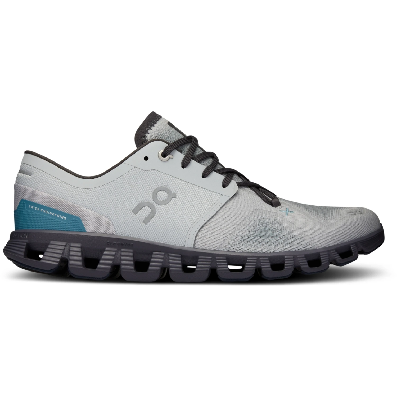 On Running On Cloud X 3 Hardloopschoenen - Glacier & Iron 4 On Running On Cloud X 3 Hardloopschoenen - Glacier & Iron - Afbeelding 2