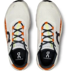 On Running On Cloudmonster Hardloopschoenen - Undyed-White & Flame -Lichtvoetig on cloudmonster men running shoe undyyed white flame 3 1531544