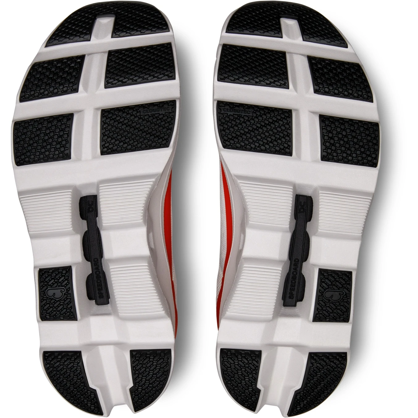 On Running On Cloudmonster Dames Hardloopschoenen - Undyed-White & Flame 4 On Running On Cloudmonster Dames Hardloopschoenen - Undyed-White & Flame - Afbeelding 2