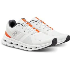 On Running On Cloudrunner Hardloopschoenen - Undyed-White & Flame