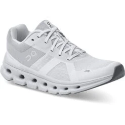 On Running On Cloudrunner Wide Women Running Shoes - White & Frost -Lichtvoetig on cloudrunner women running shoe white frost 6 1149237 1