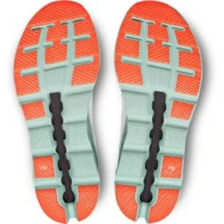 On Running On Cloudstratus Running Shoe - Undyed-White & Creek -Lichtvoetig on cloudstratus running shoe undyed white creek 2 1456046