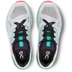 On Running On Cloudstratus Running Shoe - Undyed-White & Creek -Lichtvoetig on cloudstratus running shoe undyed white creek 6 1456050