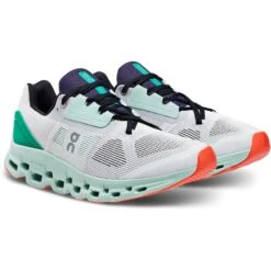 On Running On Cloudstratus Women Running Shoe - Undyed-White & Creek