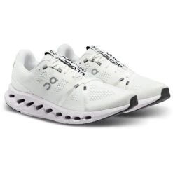 On Running On Cloudsurfer Hardloopschoenen - White & Frost