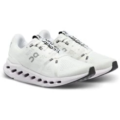 On Running On Cloudsurfer Dames Hardloopschoenen - White & Frost