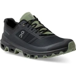 On Running On Cloudventure Trail Hardloopschoenen - Black & Reseda -Lichtvoetig on cloudventure running shoe black reseda 8 1028390