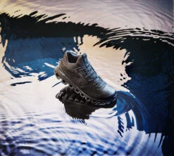 On Running On Cloud Hi Waterproof Women's Shoe - All Black -Lichtvoetig on running cloud hi waterproof women running shoe all black 09 865439